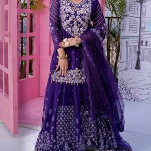 Party Sharara Gown