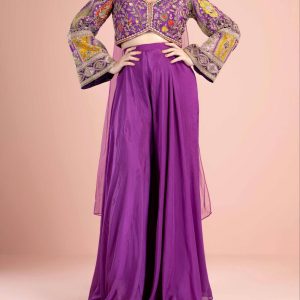 PURPLE WESTERN GHARARA